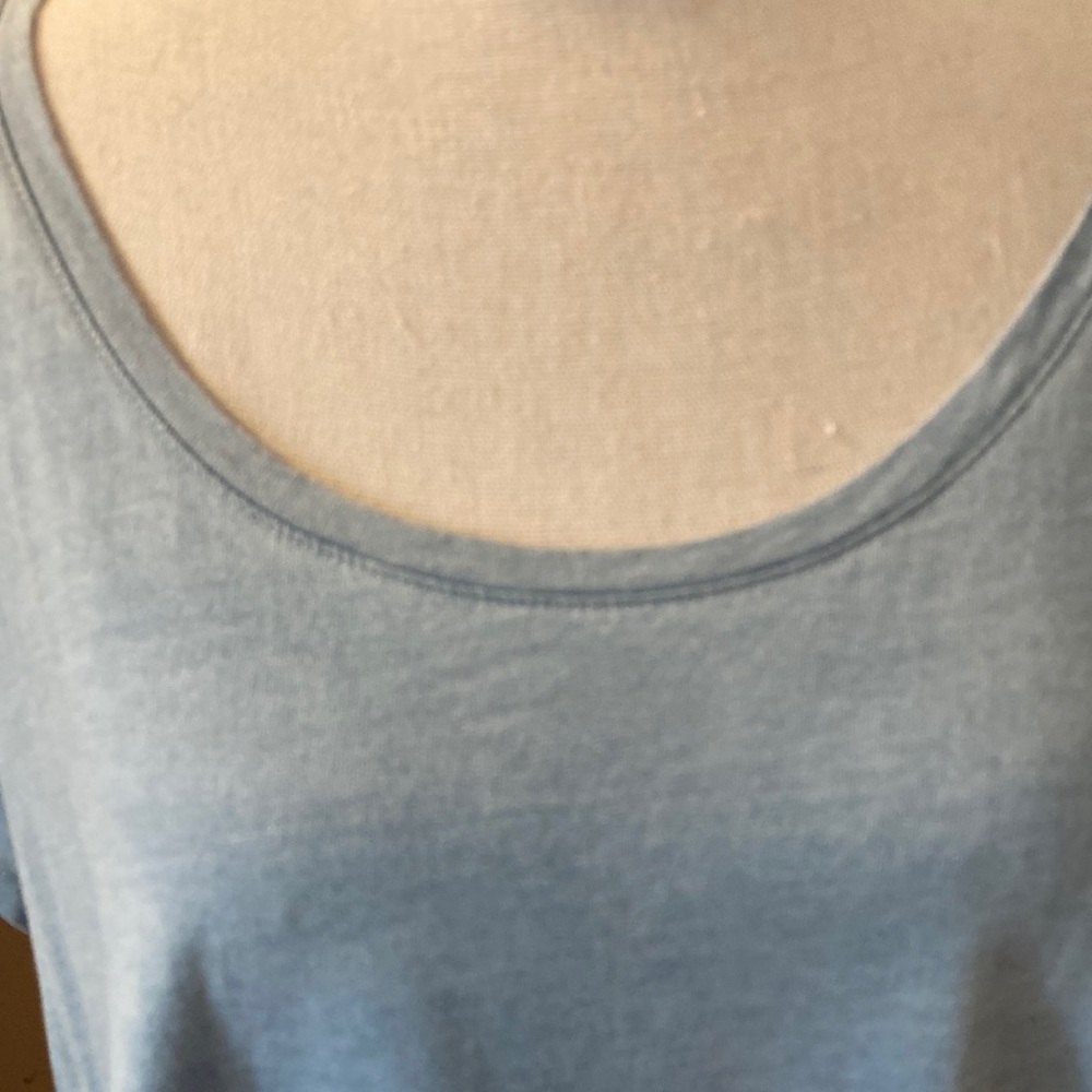 Pure Jill Blue Ombre Women's T-Shirt Dress size L - Picture 2 of 6